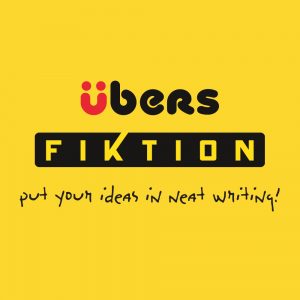 Logo Ubers Fiktion, roller cu guma