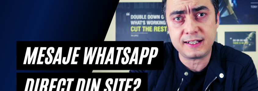 Mesaje de tip Whatsapp sau Facebook Messenger direct din site, in loc de chat