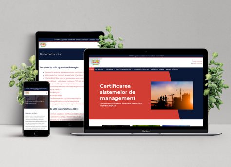 Creare site de prezentare Certrom