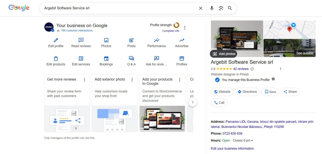 Cum inregistrezi firma ta in Google Maps Pitesti